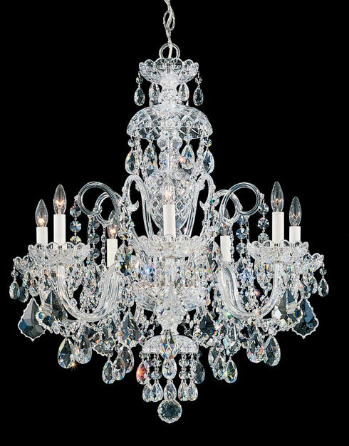 Schonbek Olde World 7 Light Crystal Chandelier