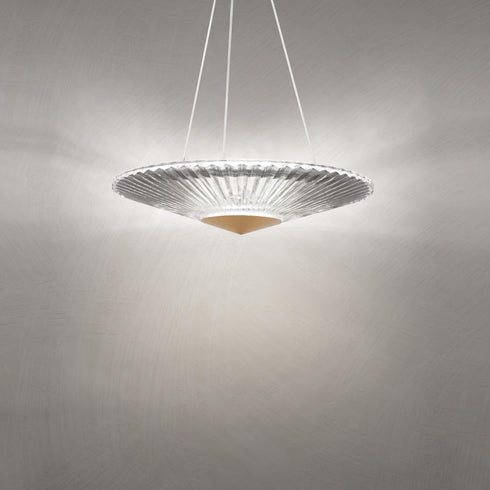 Schonbek Origami 19 Inch LED Pendant 3000 3500 4000k 120v Model: S7219-702H