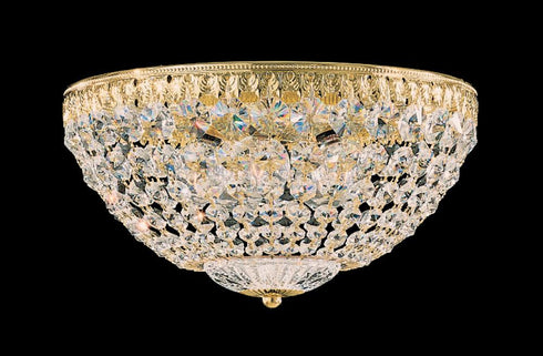 Schonbek Petit Crystal 5 Light Crystal Flush Mount