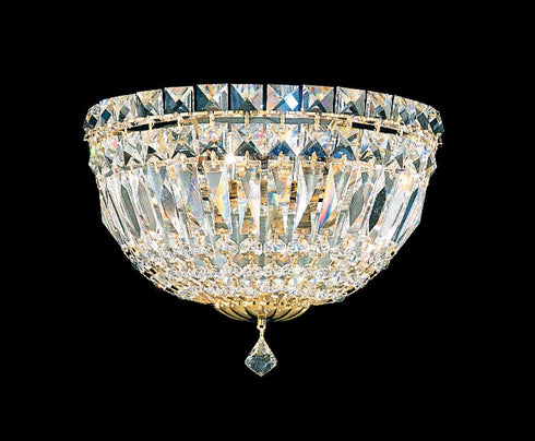 Schonbek Petit Crystal Deluxe 3 Light Crystal Wall Sconce