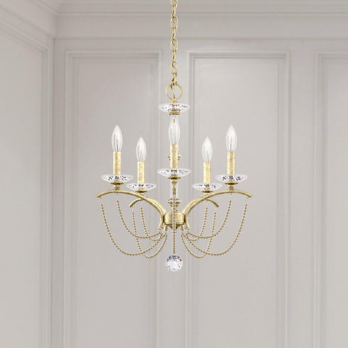 Schonbek Priscilla 5 Light Crystal Chandelier