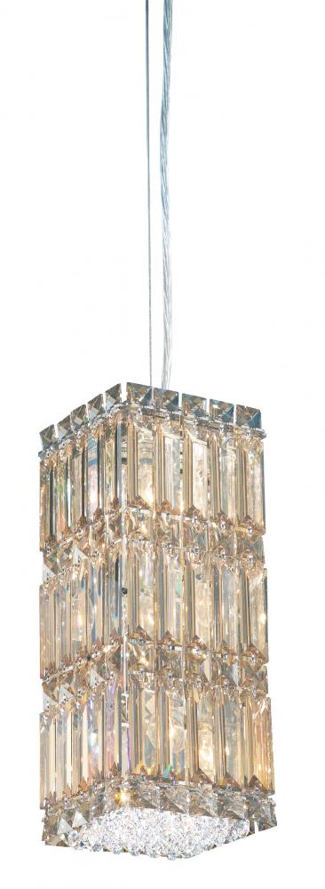 Schonbek Quantum 6 Light Crystal Mini Pendant