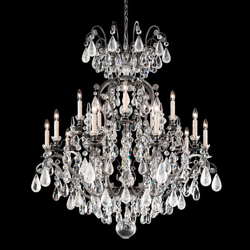 Schonbek Renaissance Rock Crystal 16 Light Crystal Chandelier Model: 3573-48CL