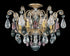Schonbek Renaissance Rock Crystal 6 Light Crystal Semi Flush Model: 3584-51OS