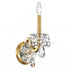 Schonbek San Marco 1 Light 120V Wall Sconce in Heirloom Gold with Radiance Crystal Model: S8601N-22R