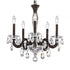 Schonbek San Marco 5 Light 120V Chandelier in Heirloom Gold with Radiance Crystal Model: S8605N-22R