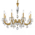 Schonbek San Marco 8 Light 120V Chandelier in Heirloom Gold with Radiance Crystal Model: S8608N-22R
