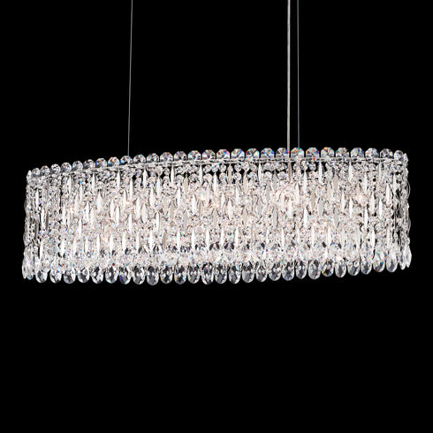 Schonbek Sarella 12 Light 120V Pendant in White with Radiance Crystal Model: RS8340N-06R