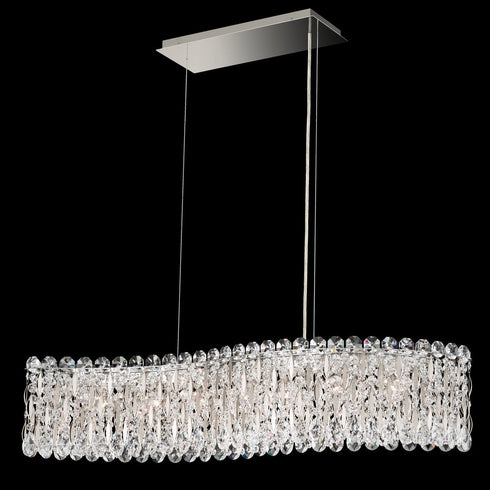 Schonbek Sarella 7 Light Crystal Linear Pendant