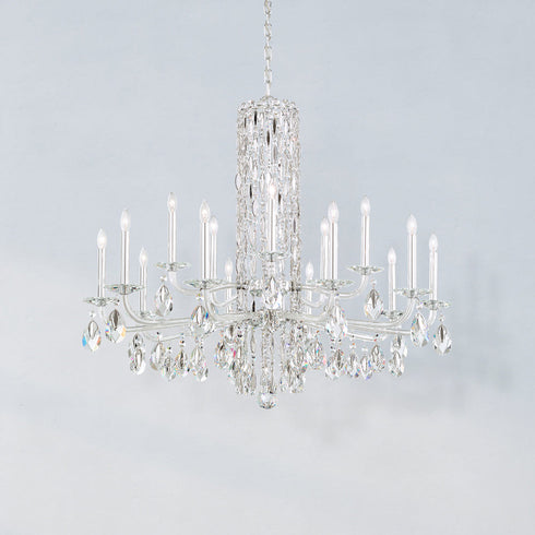 Schonbek Siena 15 Light Crystal Chandelier (no Spikes)