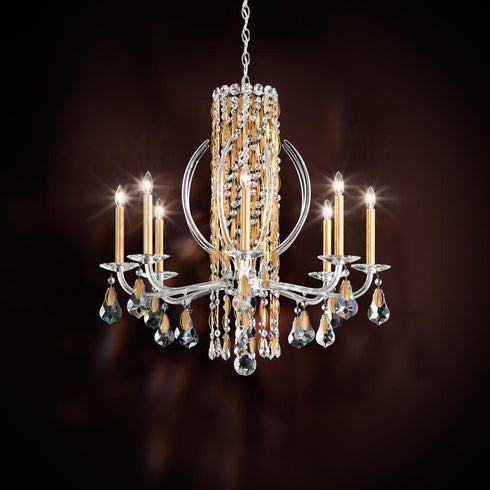 Schonbek Siena 8 Light Crystal Chandelier