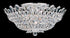 Schonbek Trilliane 10 Light Crystal Semi Flush Mount