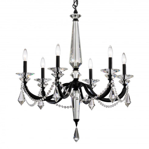 Schonbek Verona 6 Light 120V Chandelier in Heirloom Gold with Radiance Crystal Model: S6706N-22R