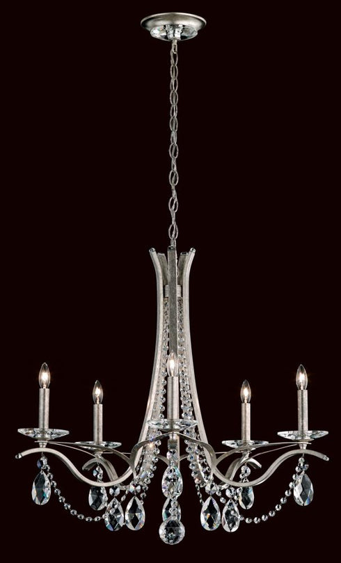 Schonbek Vesca 5 Light 120V Chandelier in White with Radiance Crystal Model: VA8335N-06R