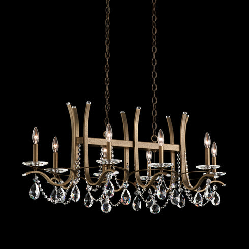 Schonbek Vesca 8 Light 120V Chandelier in White with Radiance Crystal Model: VA8435N-06R