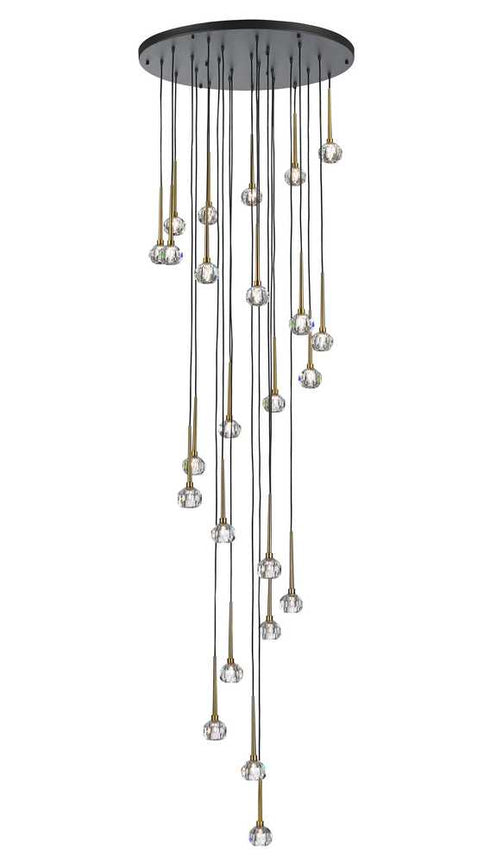 Starfire Crystal Sole Collection Chandelier Model: 1718BB