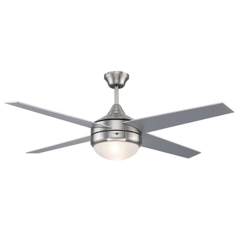 Trans Globe 2LT 4 BLADE 52 Inch FAN BK WC7 2 Inch ROD in Black Finish Model: F-1024BK-NPCWC7
