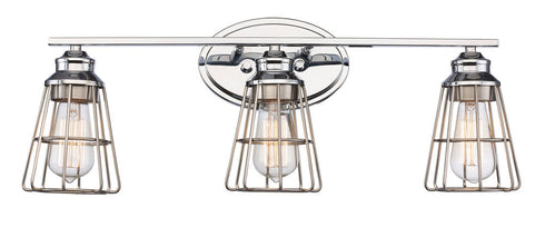 Trans Globe 3lt Sconce Tri Steel Cage Pc Model: 21193 PC