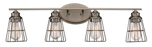 Trans Globe 4lt Sconce Tri Steel Cage Bn Model: 21194 BN