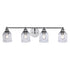Trans Globe Agoura 4 Light Shaded Vanity Wall Light Model: 22064 PC