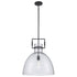 Trans Globe Ameranth 1 Light PENDANT LG CLEAR GLASS BK in Antique Gold Finish Model: PND-2229 AG