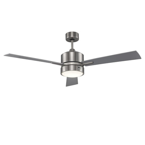 Trans Globe Arden 3 BLADE 52 Inch LED FAN WC6 INCLUD 2 Inch ROD in Black Finish Model: F-1030 BK