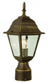 Trans Globe Argyle 1 Light POST OUTDOOR in Black Finish Model: 4414 BK