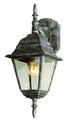 Trans Globe Argyle 1 Light WALL DOWN OUTDOOR in Black Finish Model: 4411 BK