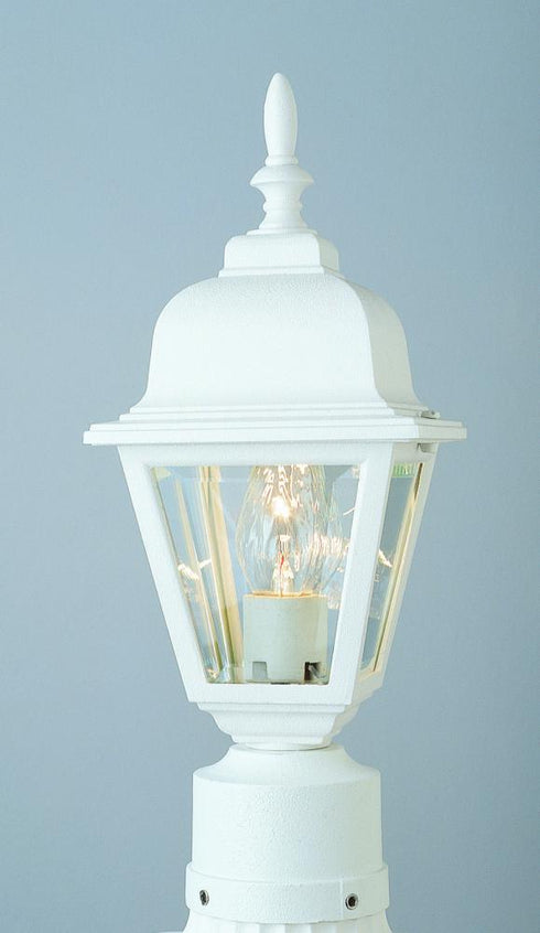Trans Globe Argyle 15 Inch Postmount Lantern Model: 4414 WH
