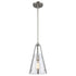 Trans Globe Armani Pendant Lights Brushed Nickel Model: 11581 BN