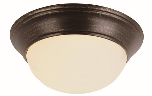 Trans Globe Athena 12 Inch Flushmount in Brushed Nickel Finish Model: 57700 BN