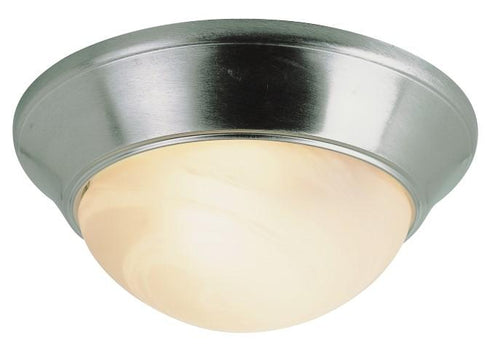 Trans Globe Athena 14 Inch Flushmount in Brushed Nickel Finish Model: 57701 BN