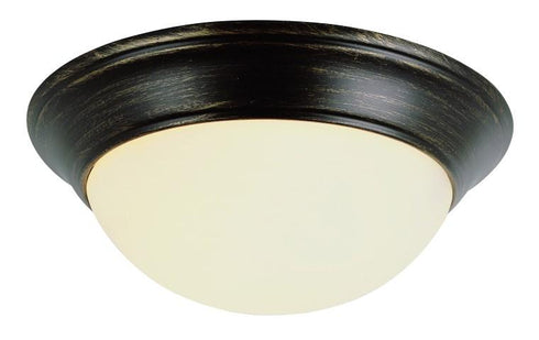 Trans Globe Athena 16 Inch Flushmount in Brushed Nickel Finish Model: 57702 BN