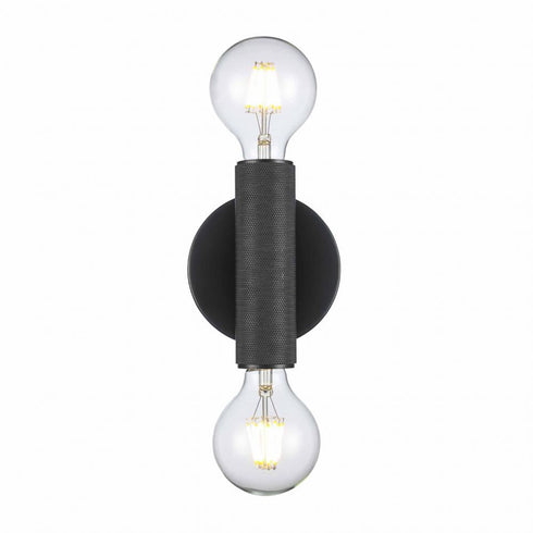 Trans Globe Auburn 2 Light Bare Bulb Indoor Wall Sconce Model: 22300 AG