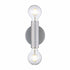 Trans Globe Auburn 2 Light Bare Bulb Indoor Wall Sconce Model: 22300 AG