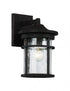 Trans Globe Avalon Crackled Glass Armed Outdoor Wall Model: 40380 BK