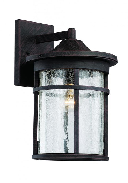 Trans Globe Avalon Crackled Glass Armed Outdoor Wall Model: 40382 BK