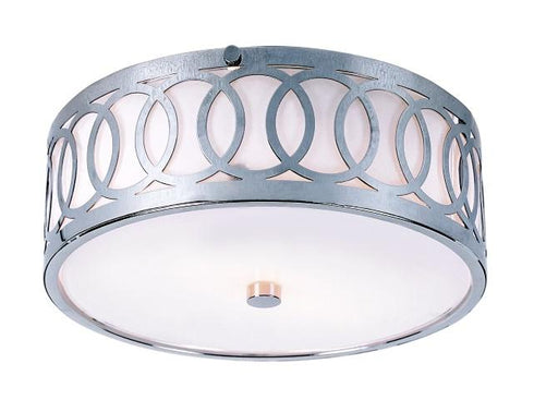 Trans Globe Balboa 3 Light 2 Light FLUSH SML OLYMPIC RINGS CH in Polished Chrome Finish Model: MDN-900