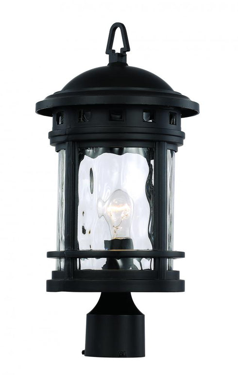 Trans Globe Boardwalk Collection 1 Light Ring Top Lantern Model: 40373 BK