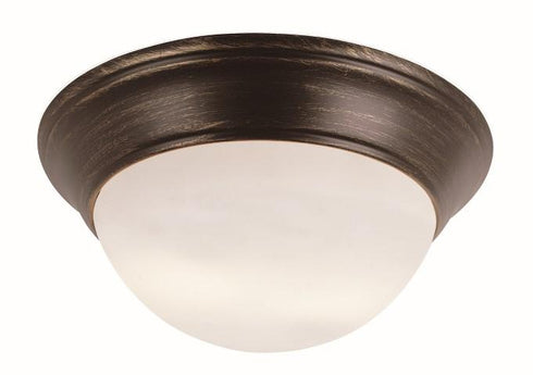 Trans Globe Bolton 11 Inch Flushmount in Brushed Nickel Finish Model: 57703 BN