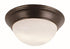 Trans Globe Bolton 11 Inch Flushmount in Brushed Nickel Finish Model: 57703 BN