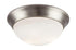 Trans Globe Bolton 14 Inch Flushmount in Brushed Nickel Finish Model: 57704 BN
