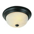 Trans Globe Browns 2 Light FLUSH MED 13 Inch Inch MARBLEIZED in Brushed Nickel Finish Model: 13618 BN