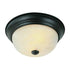 Trans Globe Browns 3 Light FLUSH LRG 15 Inch Inch MARBLEIZED in Brushed Nickel Finish Model: 13619 BN