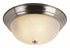 Trans Globe Browns 3 Light FLUSH LRG 15 Inch Inch MARBLEIZED in Brushed Nickel Finish Model: 13619 BN
