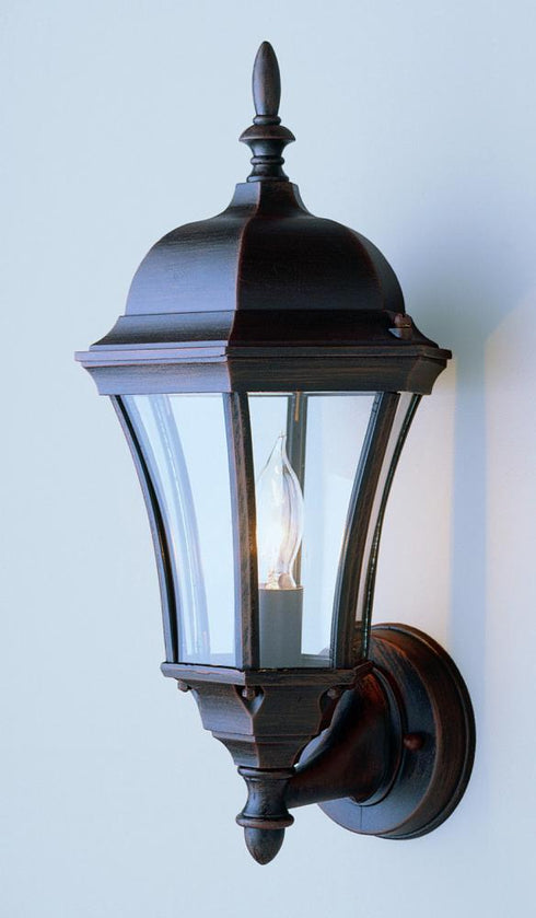 Trans Globe Burlington 1 Light CAST ALUM. OUTDOOR LANTERN in Black Finish Model: 4502 BK