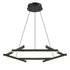Trans Globe Celestia LED PENDANT 6 RODS 47W AG in Antique Gold Finish Model: MDN-1565 AG
