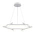 Trans Globe Celestia LED PENDANT 6 RODS 47W AG in Antique Gold Finish Model: MDN-1565 AG
