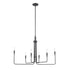 Trans Globe Charlotte 6 Light Candle Chandelier Model: 11316 BK