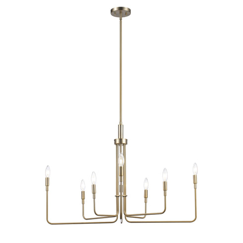 Trans Globe Charlotte 8 Light Candle Chandelier Model: 11318 BK